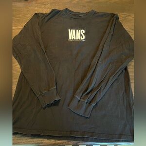 Vans Black Long Sleeve